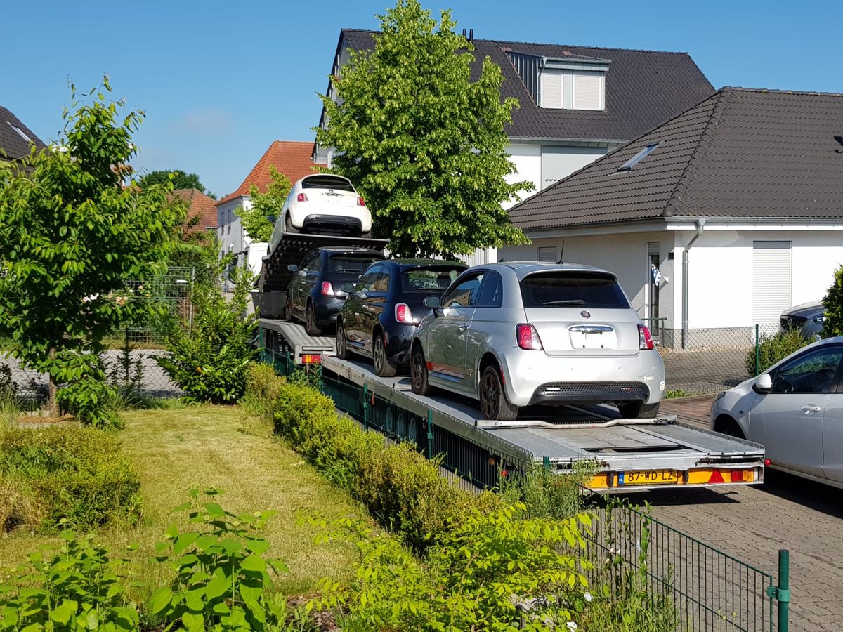 Aangeleverd per autotransporter